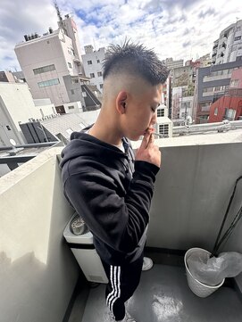ノン 恵比寿(NoN) スッキリバーバー風フェードカット