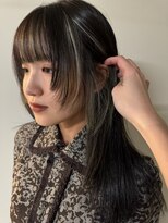 ノラ シブヤ(NORA)&nbsp;ホワイトベージュ/インナーカラー/レイヤーカット