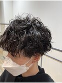 メンズパーマ　スパイラルパーマ