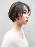 【morio札幌】札幌ショート　大人かわいい黒髪ショートボブ