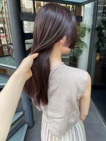 コフィー バイ メルト 吉祥寺(cofy by melt)&nbsp;【松本咲花】ブリーチなし秋カラーラベンダーブラウン艶カラー