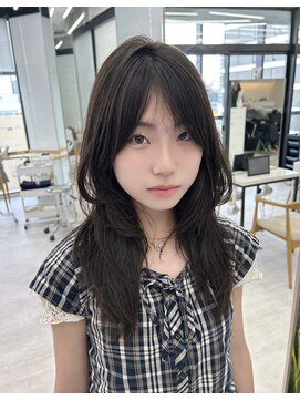 ビューナゴヤ 名駅(VIEW NAGOYA) 顔まわりカット/レイヤーカット/韓国/ロング/ハッシュカット