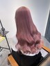 【新居指名】カット+全体ブリーチカラー+髪質改善トリートメント　