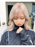 ことりベージュミルクティベージュシースルーカラー大人可愛い