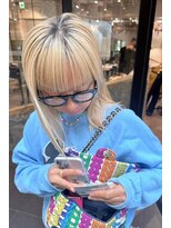 ヲタク(wotaku.)&nbsp;ブロンドカラーブリーチカラーダブルカラーハイトーンレイヤー