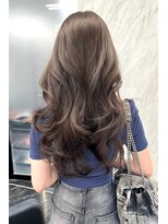 ランズ(LANDS) レイヤーカット アッシュブラウン 【韓国ヘア 大阪 梅田】