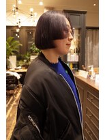 ナビッジ(NABIGE)&nbsp;青紫、姫カットボブ