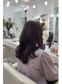 AO hair ダークラベンダー