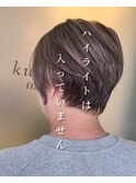 【６０代白髪率８０％】白髪活かしのグレージュ