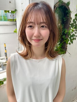 ロンド 銀座(Lond) 【成田】ミニウルフレイヤーカット顔周りカット韓国ボブ/銀座12