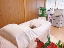 蘭美容室の雰囲気（２階エステルームは完全個室なのでゆったり施術を受けて頂けます）