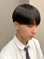 シースルーマッシュナチュラルマッシュメンズ韓国ツーブロック