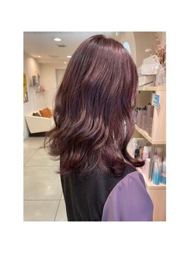 ニューヨークニューヨーク 大久保店(NYNY) 艶と潤いをキープ！髪質改善カラーでチェリーピンク