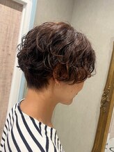 《*骨格矯正ショート*》ボリューム調整も時短も叶う！ふんわり骨格パーマ☆[岩手]byりさ