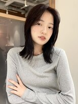 ラミエ バイ メルト 吉祥寺(lamie by melt)&nbsp;小川/ブリーチなしカラーラベンダーベージュミディアムレイヤー