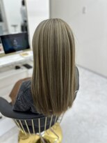 ヘアーメイク クーラ 行橋店(Hair make CURA)&nbsp;艶髪ロングヘア髪質改善透明感カラーメッシュベージュカラー
