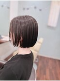 オリーブベージュミニボブ