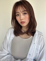 モッズヘア 上尾西口店(mod's hair) シースルーバングミディアムレイヤーカットp2上尾20代30代40代