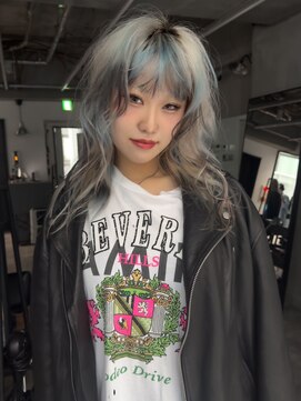 ギークス(GEEKS) 【GEEKS渋谷】ハッシュカット/デザインカラー/渋谷ブリーチ/小顔