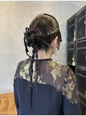 カチモリ/アップスタイル/ヘアアレンジ/お呼ばれヘアセット