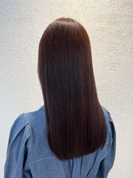 アウラ 近鉄八尾駅前店(Aura) ピンクブラウン×髪質改善UPTOGLOSS 近鉄八尾