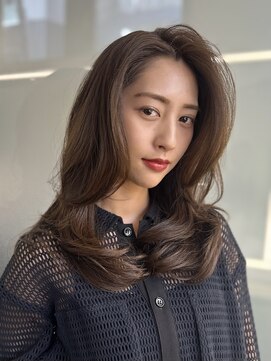 ロック(rock) レイヤー/レイヤーカット/顔まわり/顔周りカット/透明感カラー