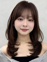 エジョン 三鷹店(Aejon)&nbsp;三鷹レイヤーカット韓国ダブルカラー顔周り前髪カットボブ