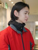 ラパンセヴェールメンズ 栄(LA PENSEE VERT MEN'S) 【Mitsui】切りっぱなし耳かけボブ