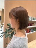 ボブ/ミニボブ/ショートボブ/ダークブラウン/スモーキーカラー