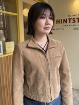 ヒントステーション(HINTSTATION) 〈浅草 半個室〉顔まわりレイヤーボブ
