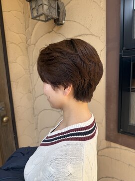 アンツ ヘアーアンドリゾート 辻堂本店(ANT'S Hair and Resort) ピンクベージュ/アンブレラカラー/クールショート/前髪/辻堂