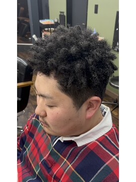 メゾンフォーメン トアロード(Maison for men TorRoad) スパイキーアフロ【メンズパーマ/メンズメッシュ/メッシュパーマ