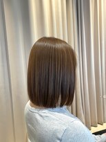 ロージーバイフーガヘアー 元住吉店(Rosy by FUGAhair)&nbsp;ナチュラルボブ/縮毛矯正/前髪あり/ツヤ髪/髪質改善