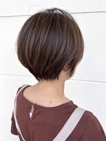 リアンインフィニティ(Lien ∞)&nbsp;大人ショート　丸みショート　帯山美容室　長嶺美容室