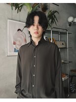 ヒュージ 表参道(huge)&nbsp;ニュアンスパーマ/刈り上げないメンズカット/スパイラル/眉毛