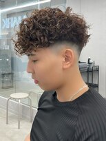 エルマーク 本山(L-MARK)&nbsp;波巻きツイスパ/サーフカール/メンズ/men's/フェザーパーマ/眉毛