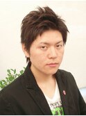 ビジカジアップバンク無造作ビジネス好感度ショート