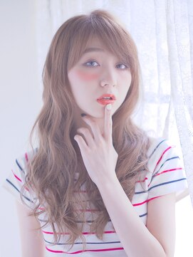 オジコ(ojiko) ☆月曜営業☆ojiko.ゆるふわ外国人風カラーで波巻きロング