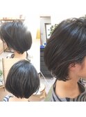 定番のボブ