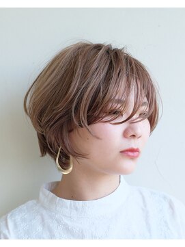 ルプラ ガーデン(le-pla garden) ベージュカラー#ダブルカラー#マッシュショート#ケアブリーチ