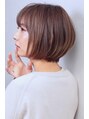 プランツヘアー&nbsp;ショートボブスタイル★大人女性得意です。白髪ぼかし　
