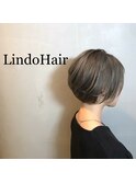 【定番ショートスタイル】モカグレージュ