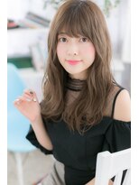 ミック ヘアアンドメイク アップ 駒込店(miq Hair&Make up) モテ要素満載♪オリーブベージュ外国人風ロング
