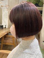 マハナ(Mahana by hair)&nbsp;20代30代40代ミニボブ前下がりショートボブ大人ショート