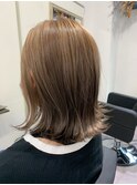 極細ハイライト/透明感カラー/アッシュベージュ