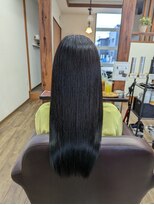 エルパライソ(Hair make Elparaiso) ネイビー+髪質改善トリートメント