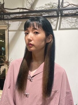 ゼストカロン(ZEST Kalon) 【ブルーブラック×ハニーベージュ】インナーカラー