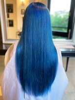 ヴァンクラウドコウベ(VENT CLOUD KOBE) 20代30代40代大人可愛い髪質改善カラー艶感ストレートネイビー