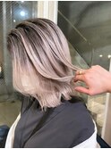 エアタッチ　バレイヤージュ　ホワイトベージュ