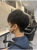 メンズ パーマ ツーブロック 【unico 川崎】工藤梨花